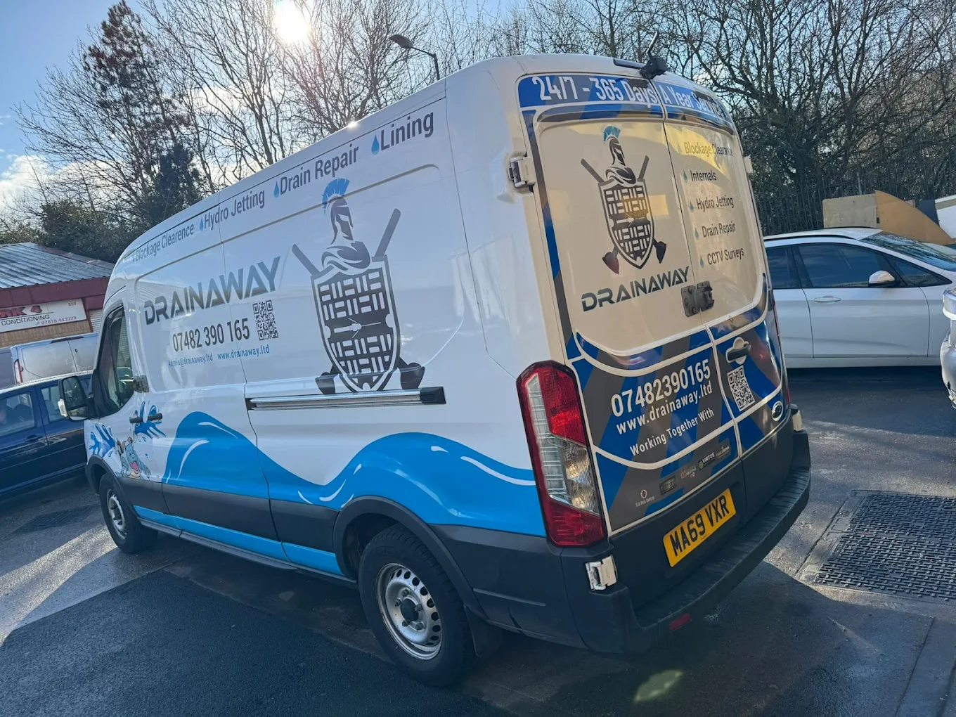 Drainaway service van